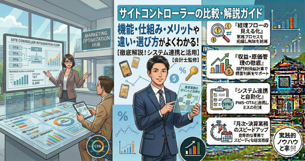 サイトコントローラーの比較・解説ガイド｜機能・仕組み・メリットや違い・選び方がよくわかる！
